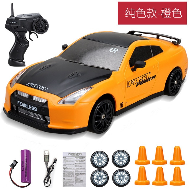 Venta Internacional - Coche Rc Drift De Juguete Sanlin Beans Gtr Ae86 1:24 4wd 28 Km/h Amarillo