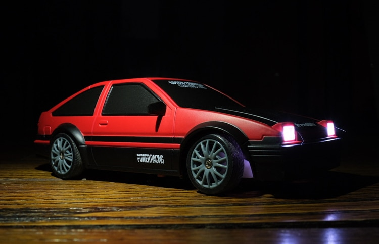 Foto 4 pulgar | Venta Internacional - Coche Rc Drift De Juguete Sanlin Beans Gtr Ae86 1:24 4wd 28 Km/h Amarillo