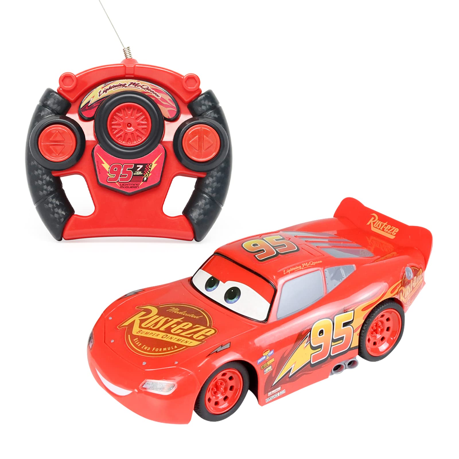 Foto 6 pulgar | Venta Internacional - Radio De Carreras De Juguete Con Control Remoto Car Nuit Cartoon Racing Para Niños Mayores De