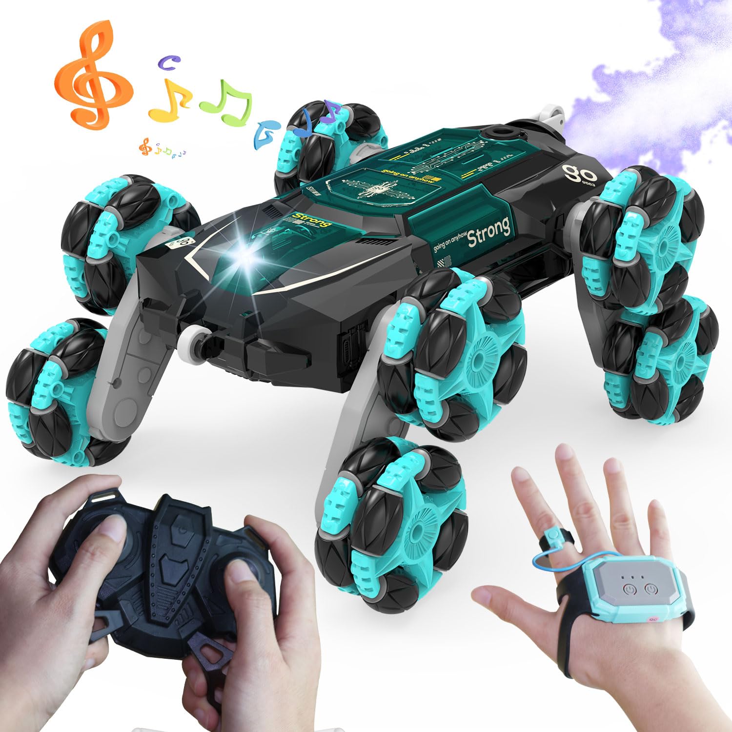Venta Internacional - Rc Stunt Car Athleria 8wd Con Sensor De Gestos Para Niños De 8 A 13 Años $1,885