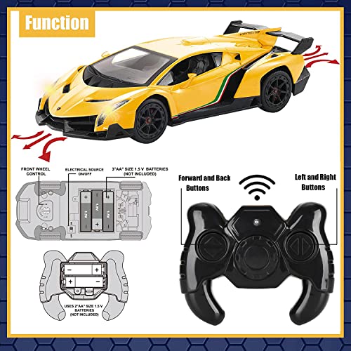 Foto 5 pulgar | Venta Internacional - Coche A Control Remoto Guokai A Escala 1/24 Rc Sport Racing Toy