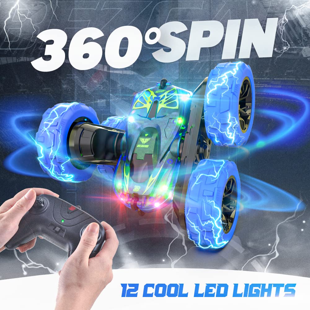 Foto 4 pulgar | Venta Internacional - Control Remoto Led Rc Stunt Car Bezgar 4wd Para Niños De 4 A 12 Años