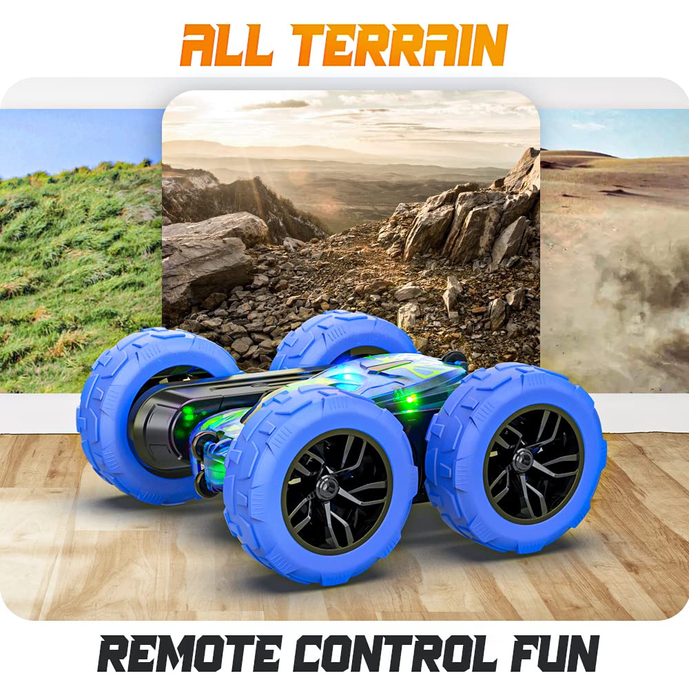 Foto 7 pulgar | Venta Internacional - Control Remoto Led Rc Stunt Car Bezgar 4wd Para Niños De 4 A 12 Años