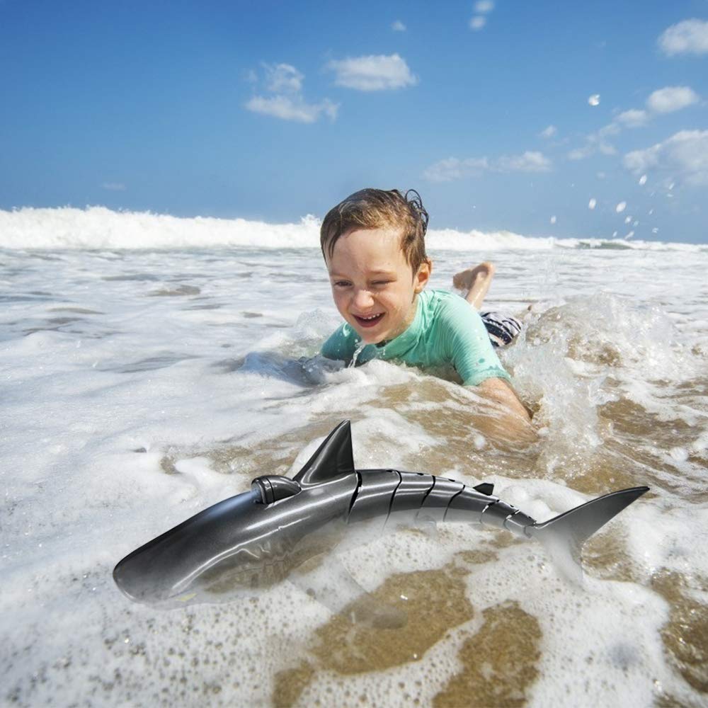 Foto 2 | Venta Internacional - Rc Shark Toy Coodoo A Escala 1:18 De Simulación Alta Para Niños Mayores De 6 Años