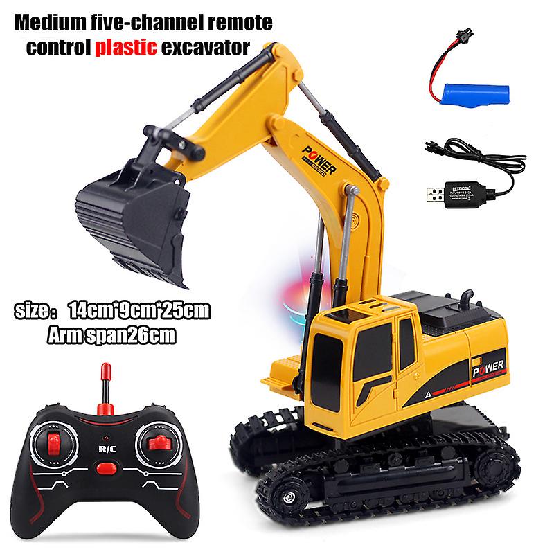 Venta Internacional - Excavadora De Plástico Para Vehículos De Ingeniería De Control Remoto De Juguete