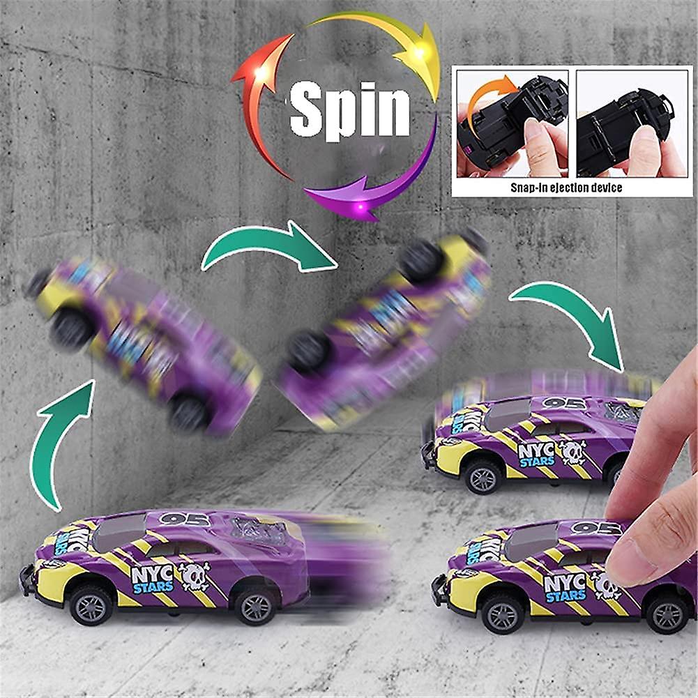 Foto 3 pulgar | Venta Internacional - Juego Stunt Toy Car Jumping 360 Con Rotación De 8 Piezas