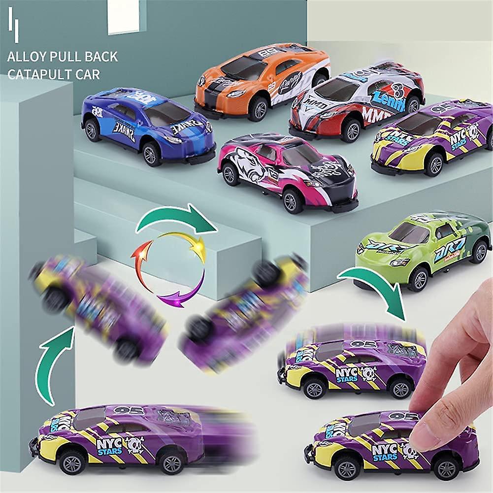 Foto 4 pulgar | Venta Internacional - Juego Stunt Toy Car Jumping 360 Con Rotación De 8 Piezas