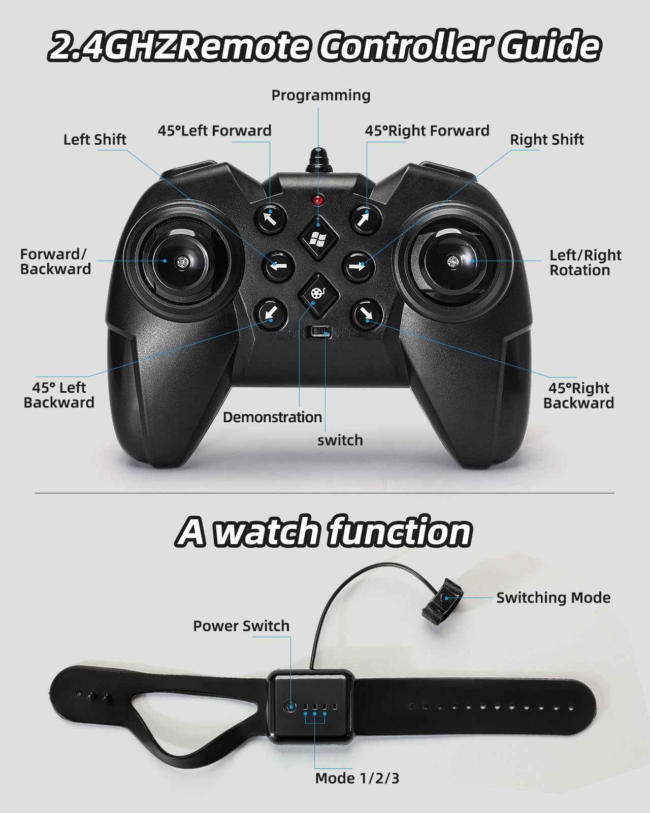 Foto 6 | Venta Internacional - Control Remoto Rc Stunt Car Jovow, 2,4 Ghz, 4wd, Sensor De Gestos