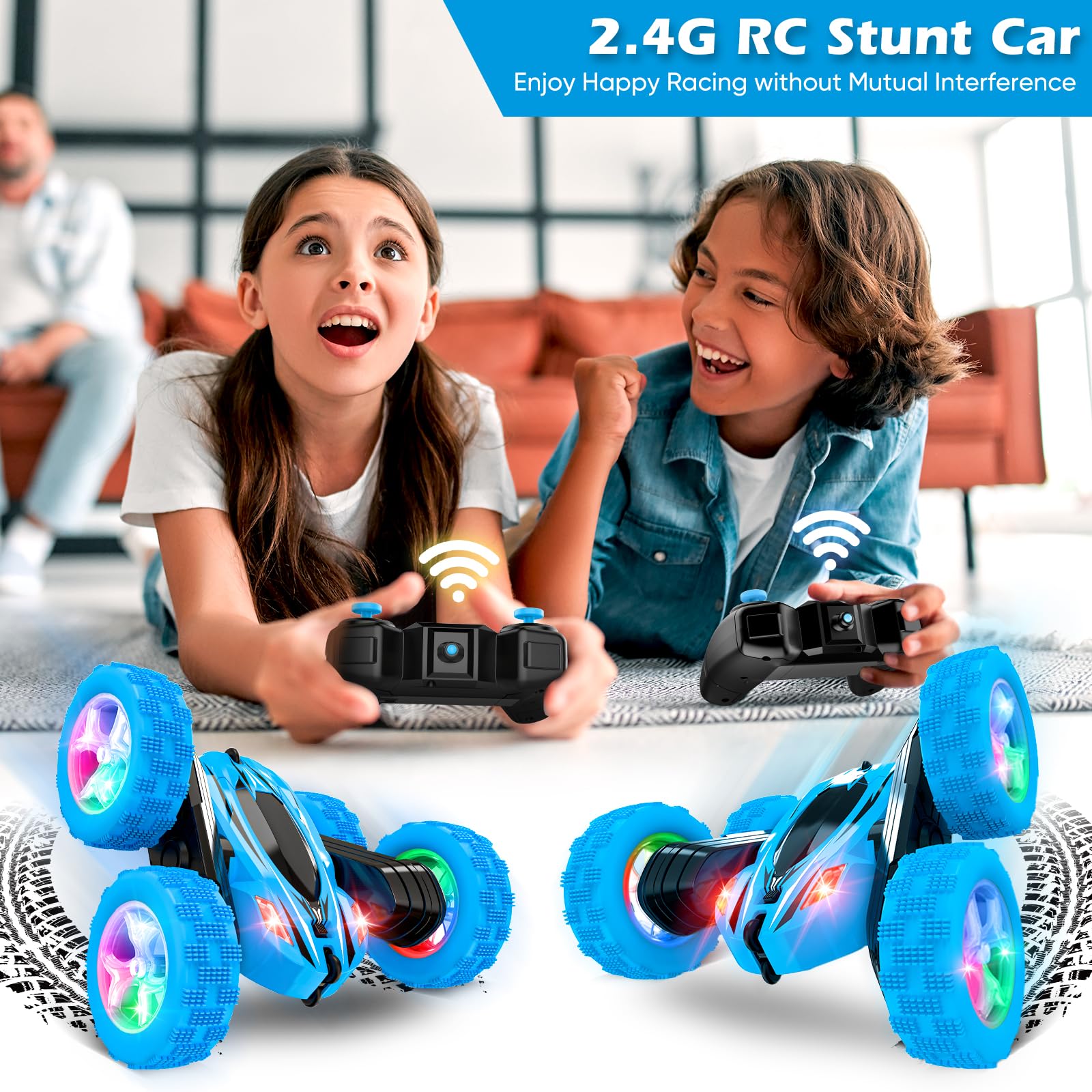 Foto 4 pulgar | Venta Internacional - Juguete De Acrobacias Qumcou Con Rotación De 360° Para Niños Con Control Remoto