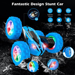 Foto 5 | Venta Internacional - Juguete De Acrobacias Qumcou Con Rotación De 360° Para Niños Con Control Remoto