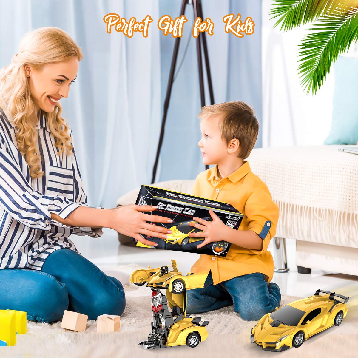 Foto 7 | Venta Internacional - Robot Desuccus Transform De Coche A Control Remoto A Escala 1:18
