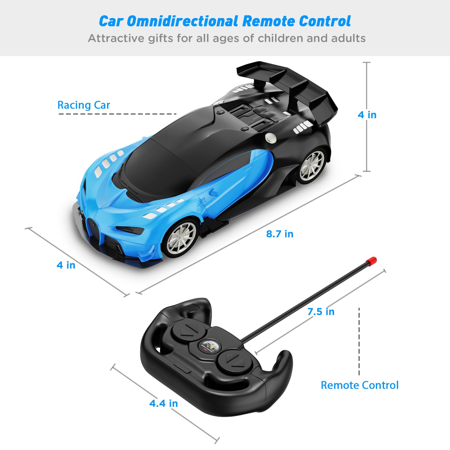 Foto 6 pulgar | Venta Internacional - Coche Eléctrico A Control Remoto Gahoo A Escala 1/16 Para Niños