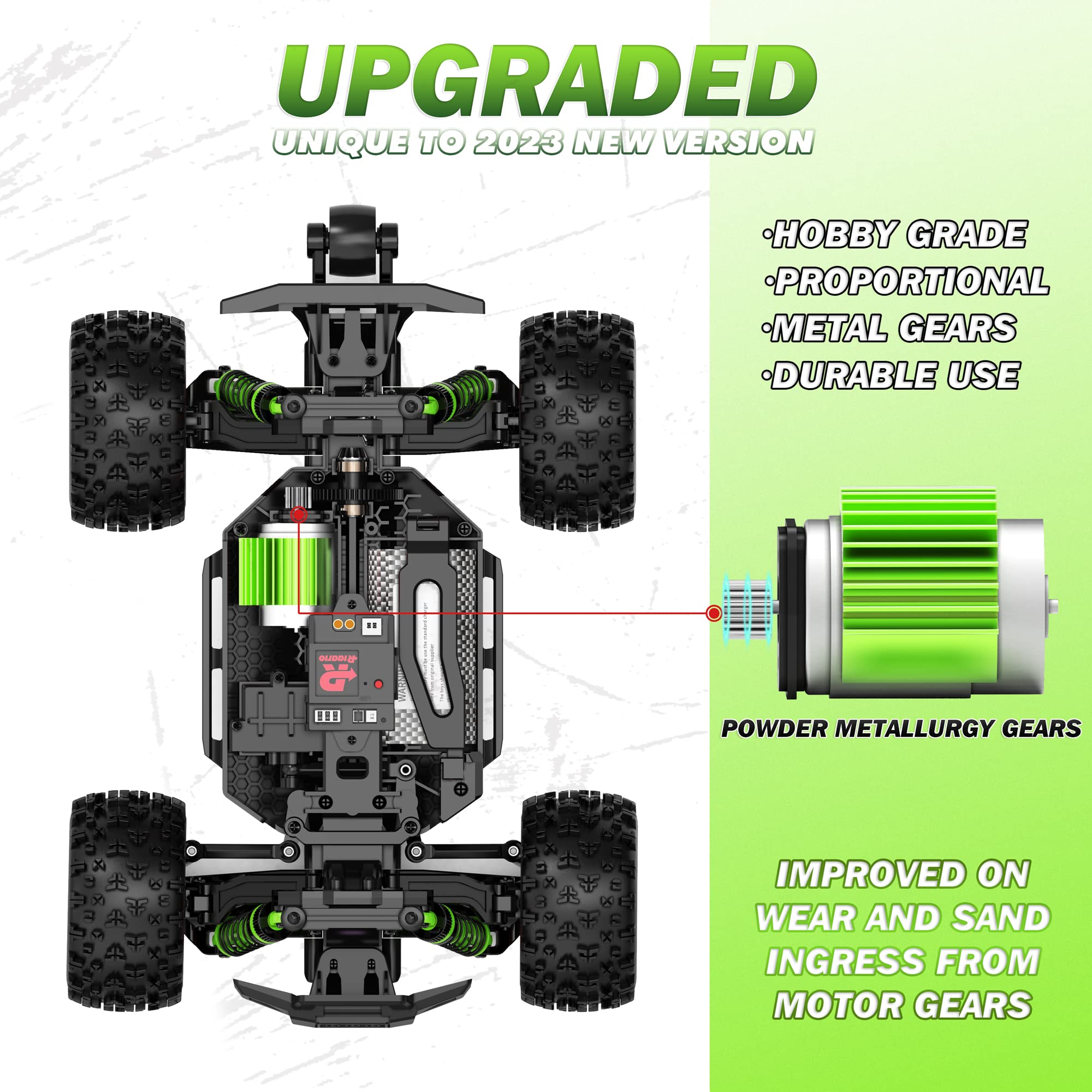 Foto 3 pulgar | Venta Internacional - Camión Rc Riaario 1:18 Todoterreno De 36 Kph De Alta Velocidad 4wd