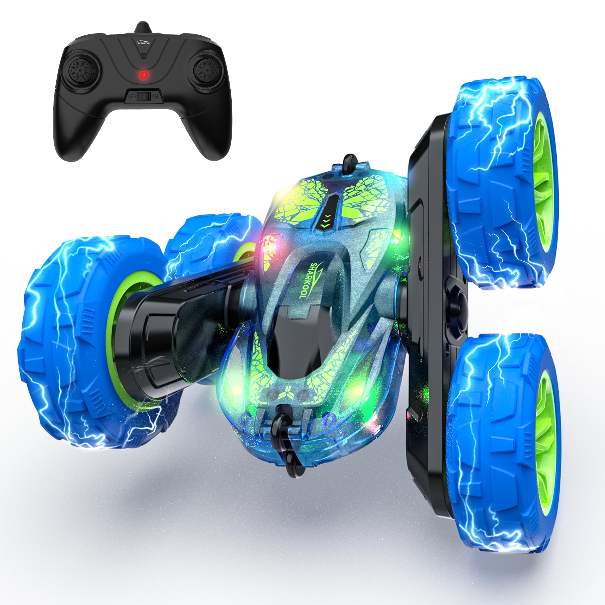 Venta Internacional - Coche Acrobático Con Control Remoto Sharkool Sk03 Para Niños De 3 A 8 Años $1,003