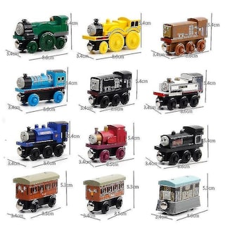 Foto 4 | Venta Internacional - Tren De Madera De Thomas Y Sus Amigos Fundido A Escala 1:64