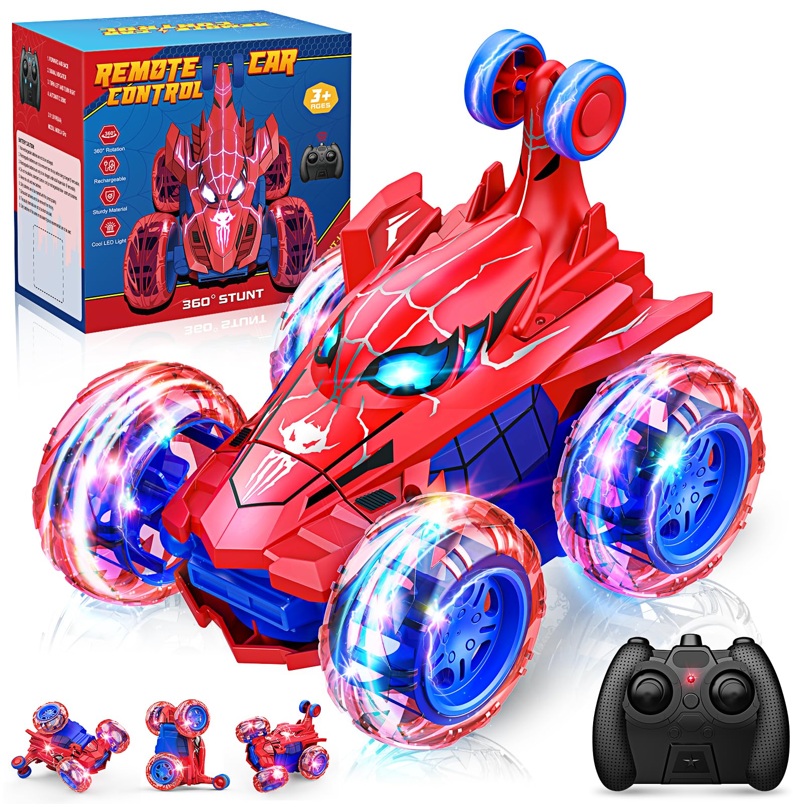 Venta Internacional - Coche Con Control Remoto Hchildhood, Rotación De 360°, 2,4 Ghz, Para Niños