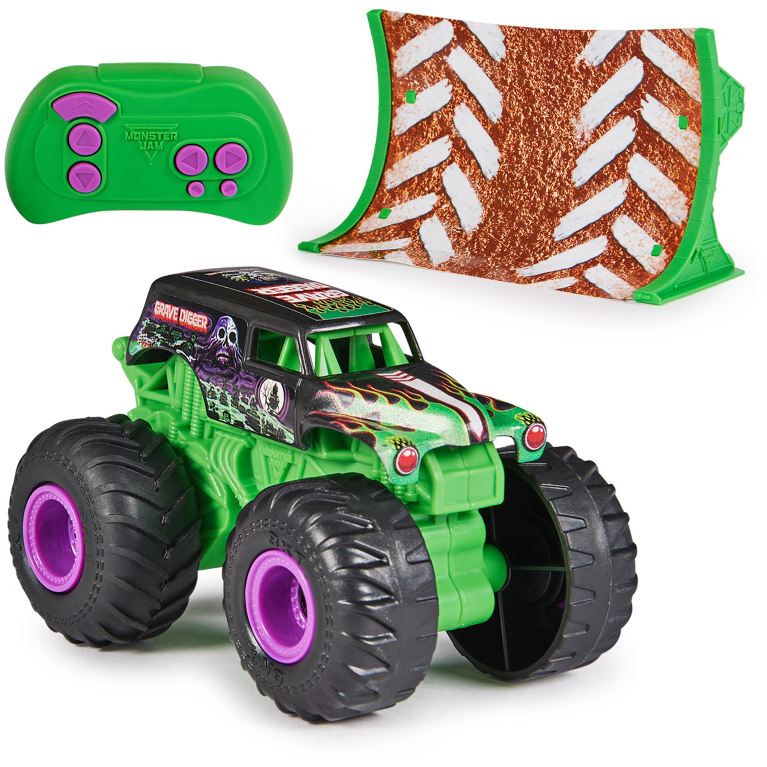 Foto 2 pulgar | Monster Truck Monster Jam Grave Digger 1:64 - Venta Internacional