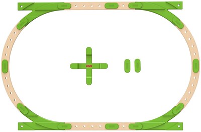 Foto 1 | Set De Rieles De Expansión Fisher-price Wonder Makers Design - Venta Internacional.