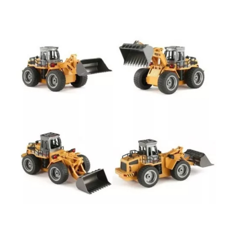 Foto 7 pulgar | Bulldozer Rc Huina 1520, 6 Canales, 2,4 Ghz, Escala 1/18 Con Carga Frontal - Venta Internacional.