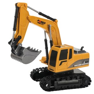 Foto 1 | Retroexcavadora Con Control Remoto, Escala 1:24 Y 6 Canales Para Niños - Venta Internacional.