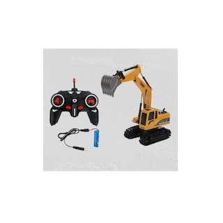 Foto 3 | Retroexcavadora Con Control Remoto, Escala 1:24 Y 6 Canales Para Niños - Venta Internacional.