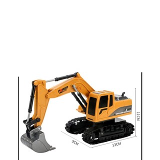 Foto 4 | Retroexcavadora Con Control Remoto, Escala 1:24 Y 6 Canales Para Niños - Venta Internacional.