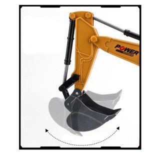 Foto 5 | Retroexcavadora Con Control Remoto, Escala 1:24 Y 6 Canales Para Niños - Venta Internacional.