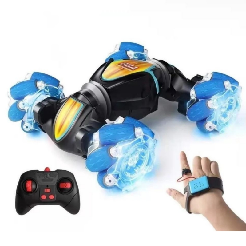 Control Remoto Automático Toy Stunt Rc Para Coche Acrobático Azul Para Niños - Venta Internacional.