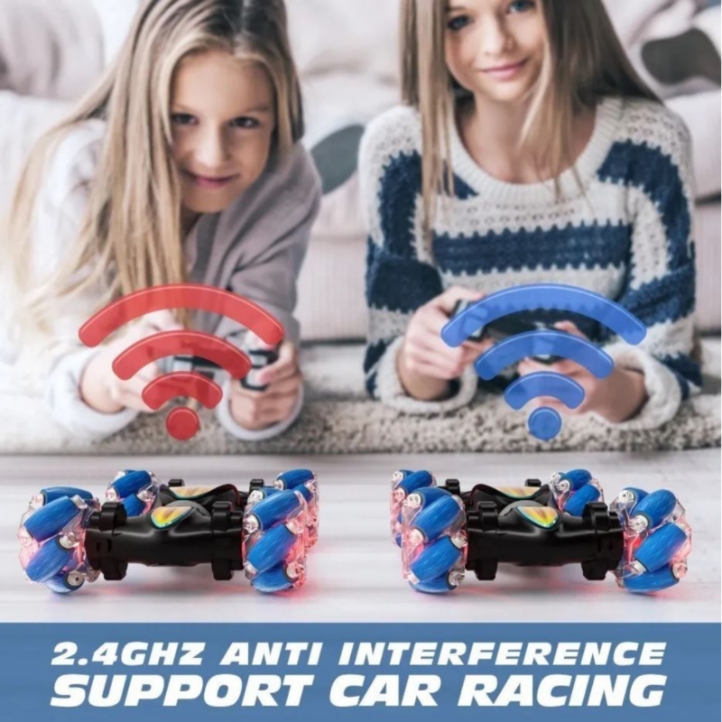 Foto 5 pulgar | Control Remoto Automático Toy Stunt Rc Para Coche Acrobático Azul Para Niños - Venta Internacional.