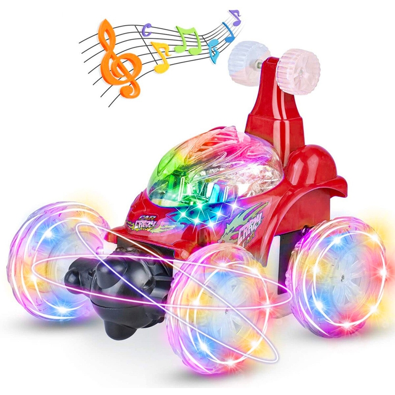 Foto 1 | Auto Crazy Con Mando A Distancia, Con Luces Y Sonido, Color Rojo - Venta Internacional.