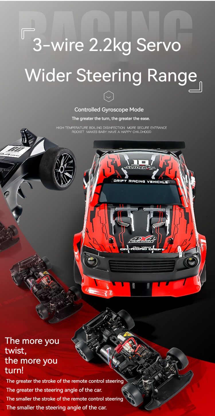 Foto 6 | Coche A Control Remoto Haiboxing 2103 1:14 Electric Mustang - Venta Internacional