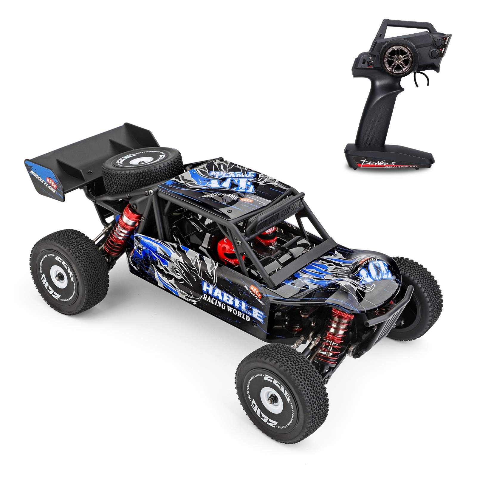 Coche Rc Goolrc Wltoys 124018 A Escala 1/12 4wd 60 Km/h Rtr - Venta Internacional.