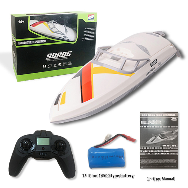 Foto 4 pulgar | Barco De Carreras Eléctrico Haiboxing X03 A Control Remoto - Venta Internacional.