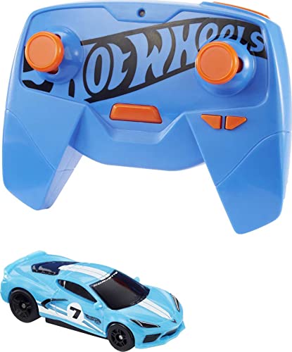 Foto 2 pulgar | Carro con Control Remoto Corvette Hot Wheels Rc C8 a Escala 1:64  - Venta Internacional