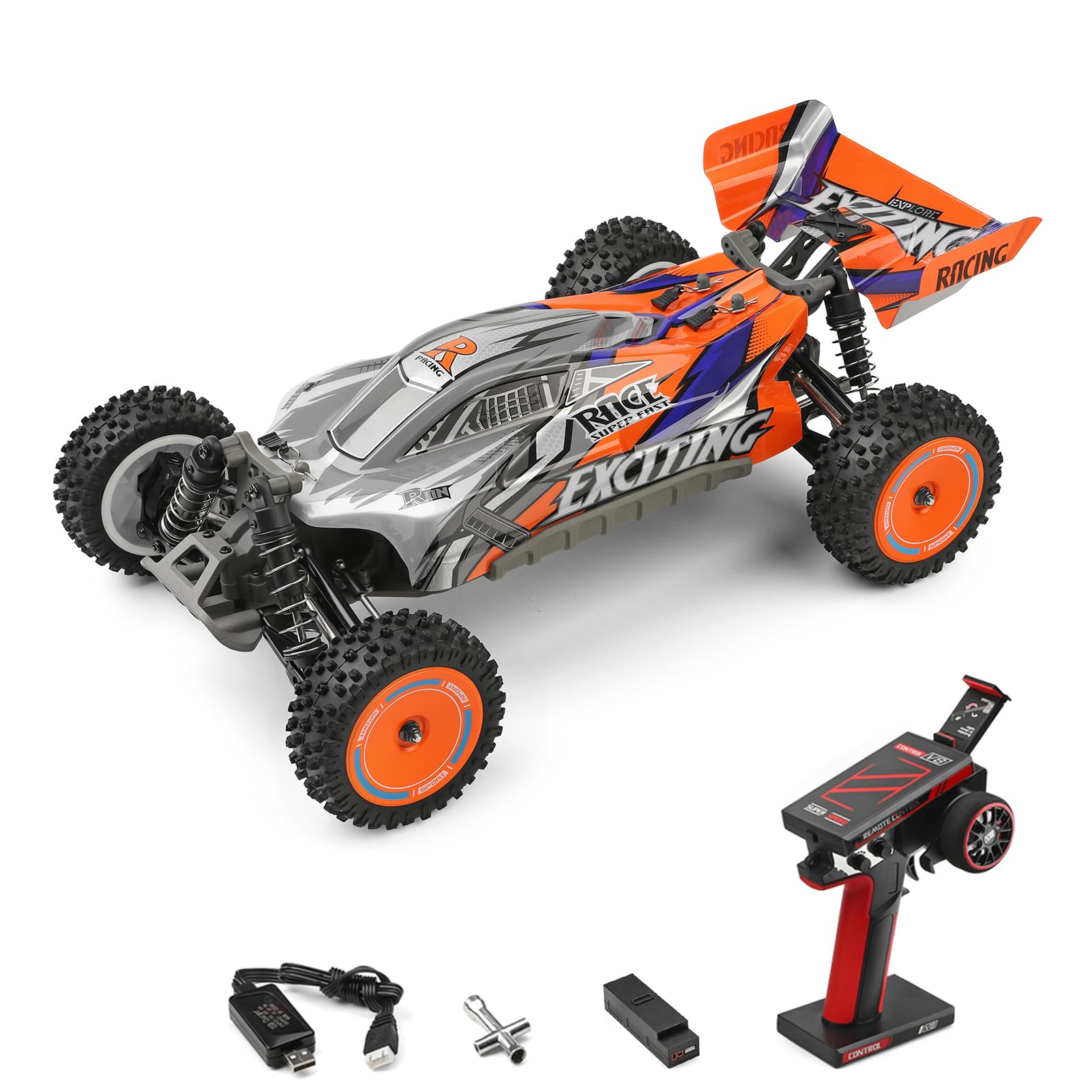 Foto 2 pulgar | Coche de Control Remoto Goolrc Wltoys 124010 1:12 55km/h 4wd - Venta Internacional