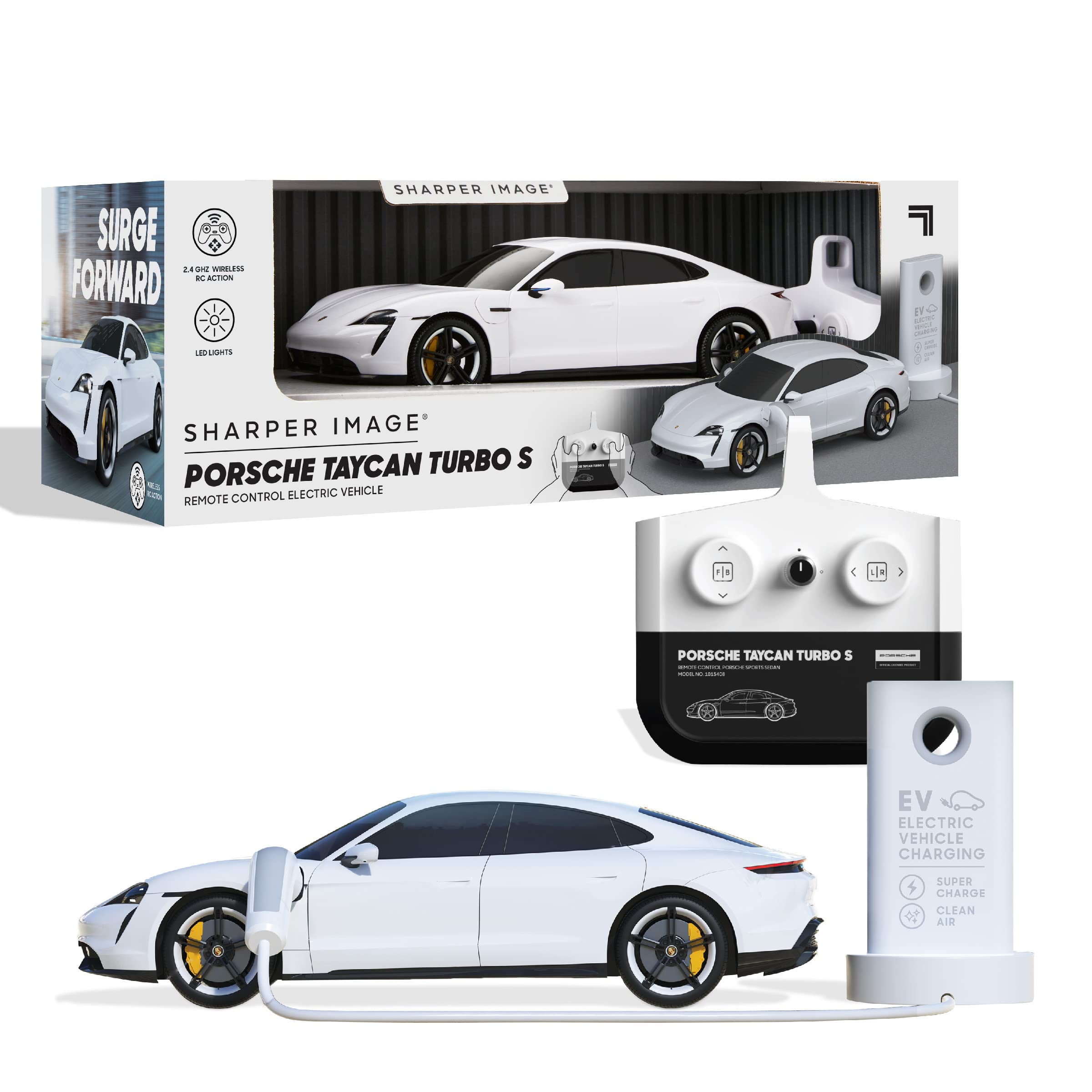 Control Remoto Car Sharper Image Porsche Taycan Turbo S - Venta Internacional