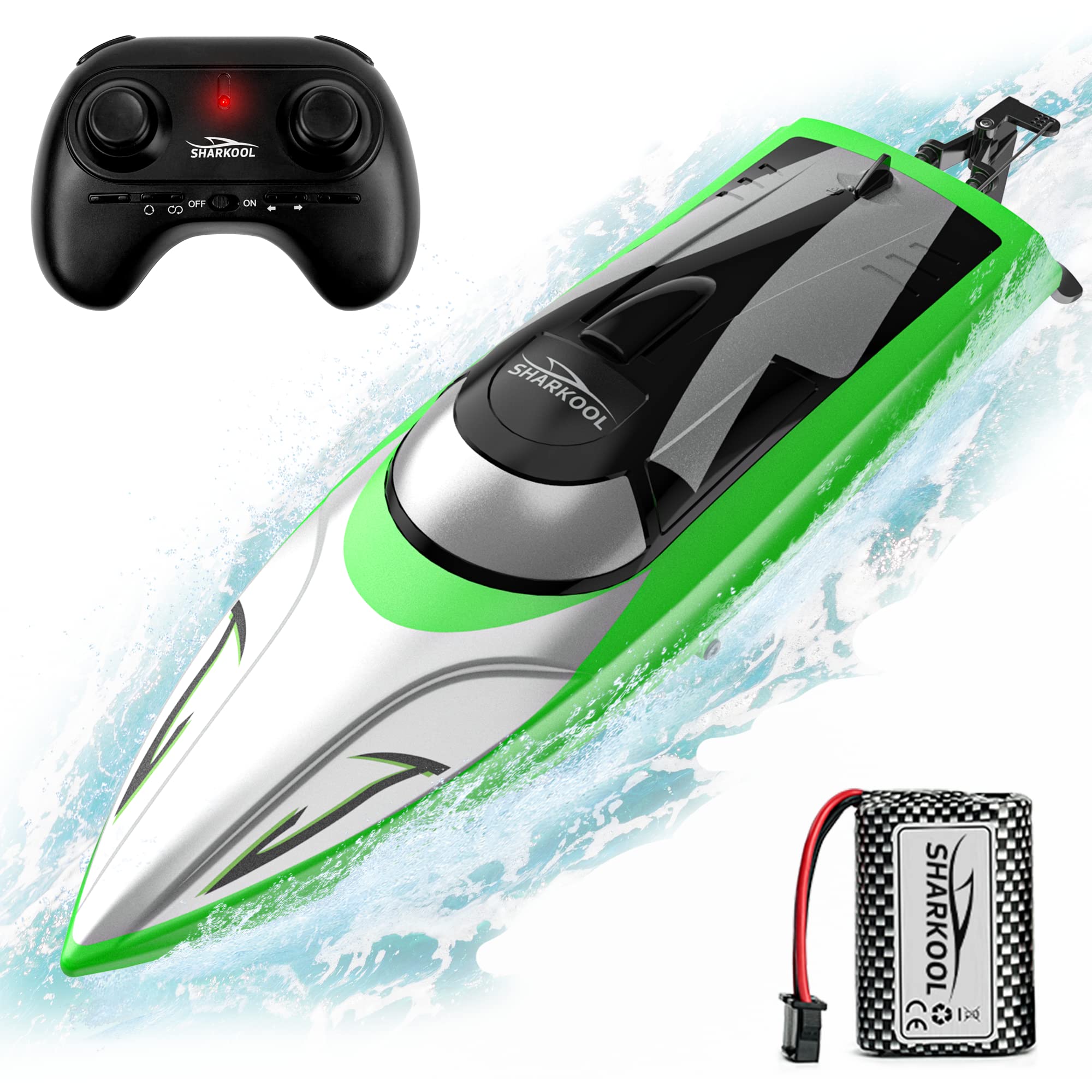 Foto 2 pulgar | Barco RC Sharkool H106 20+mph para Adultos y Niños con Efecto Led - Venta Internacional