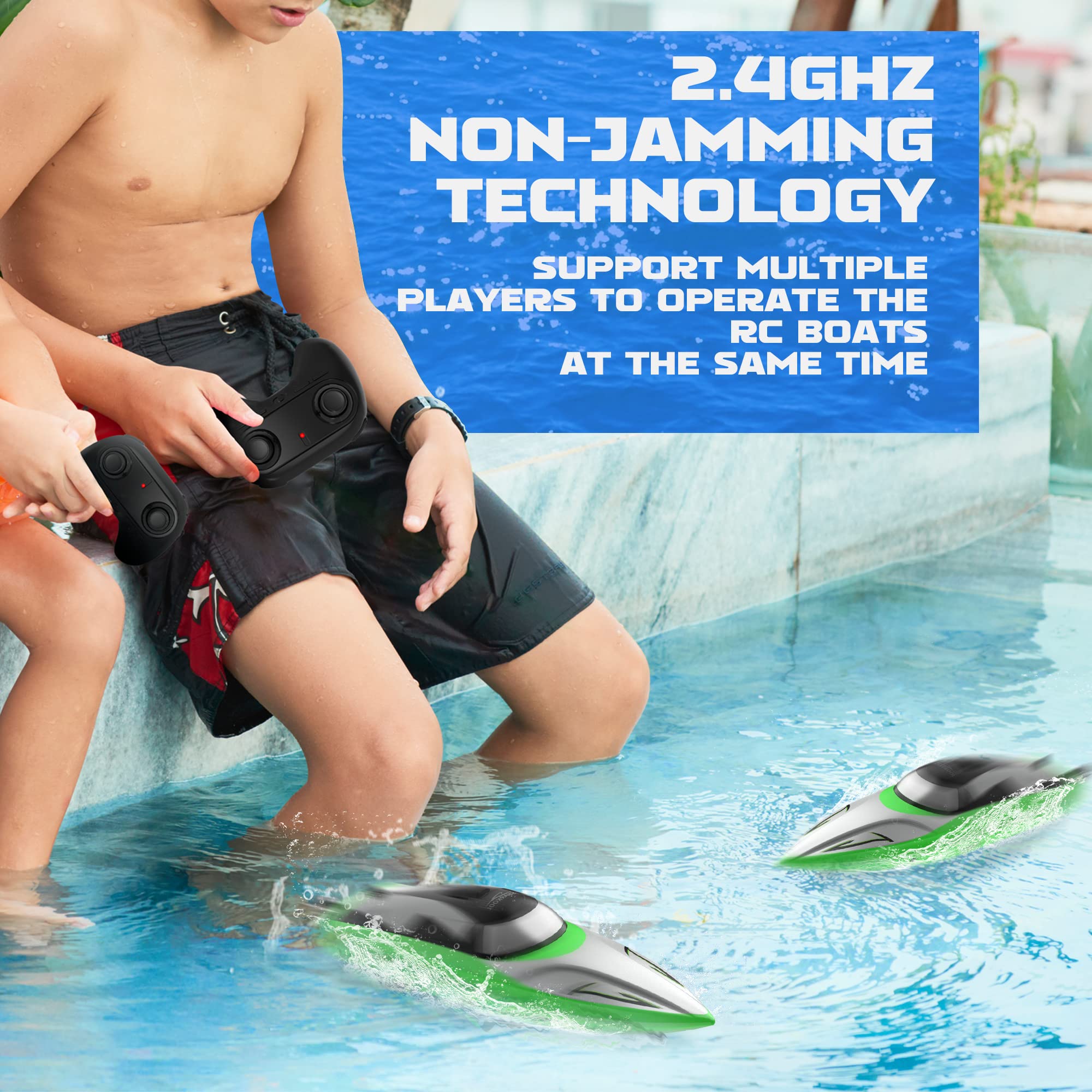 Foto 8 pulgar | Barco RC Sharkool H106 20+mph para Adultos y Niños con Efecto Led - Venta Internacional