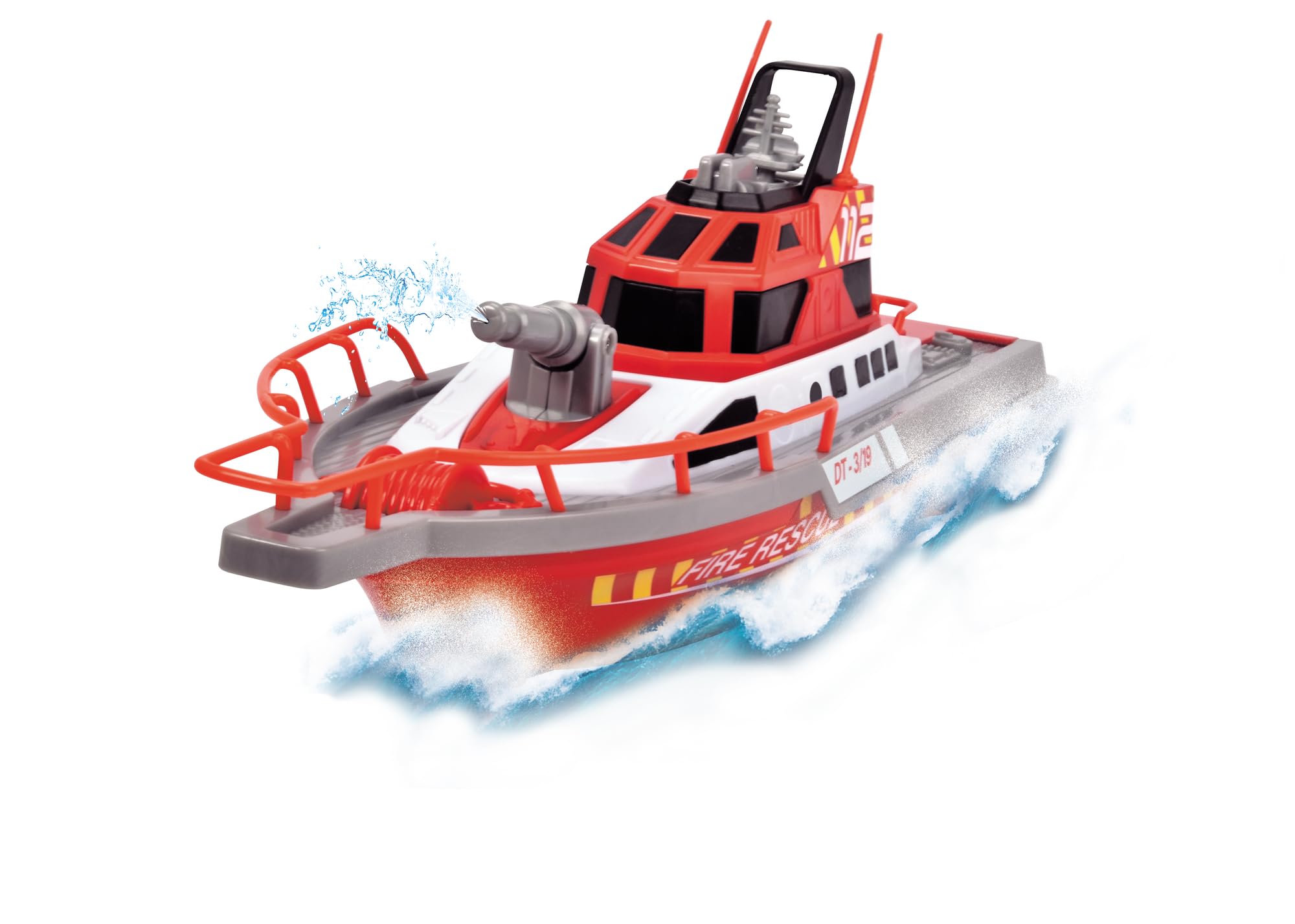 Foto 3 pulgar | Bote de Rescate Rc Dickie Toys 15 con Bomba de Agua que Funciona - Venta Internacional