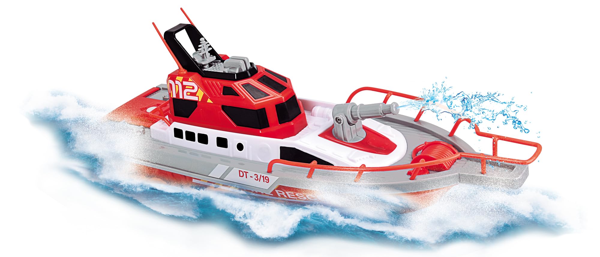 Foto 4 pulgar | Bote de Rescate Rc Dickie Toys 15 con Bomba de Agua que Funciona - Venta Internacional