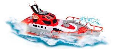 Foto 3 | Bote de Rescate Rc Dickie Toys 15 con Bomba de Agua que Funciona - Venta Internacional