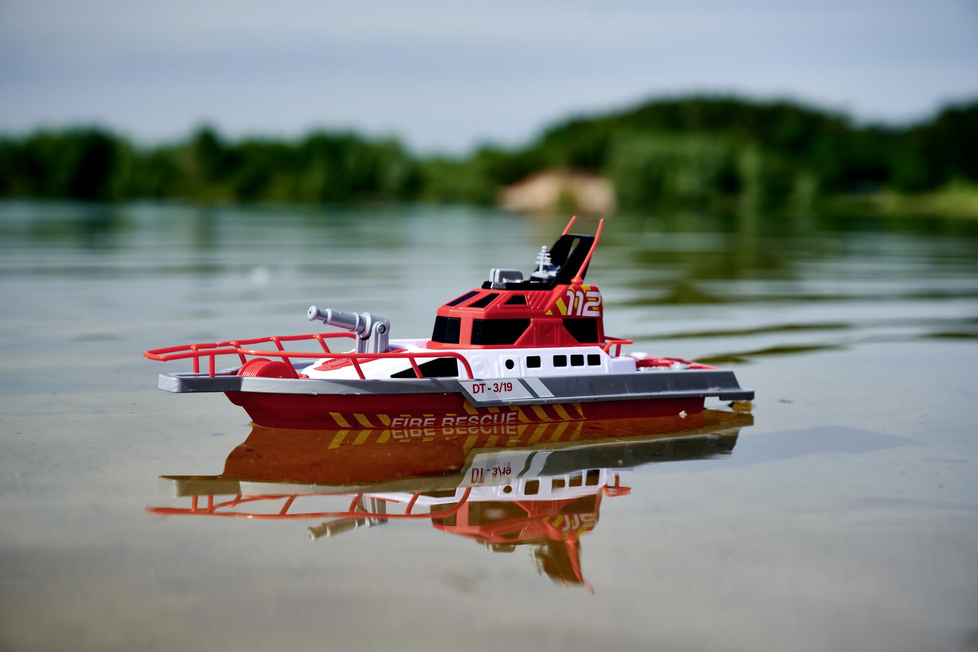 Foto 7 pulgar | Bote de Rescate Rc Dickie Toys 15 con Bomba de Agua que Funciona - Venta Internacional