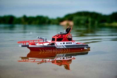 Foto 6 | Bote de Rescate Rc Dickie Toys 15 con Bomba de Agua que Funciona - Venta Internacional