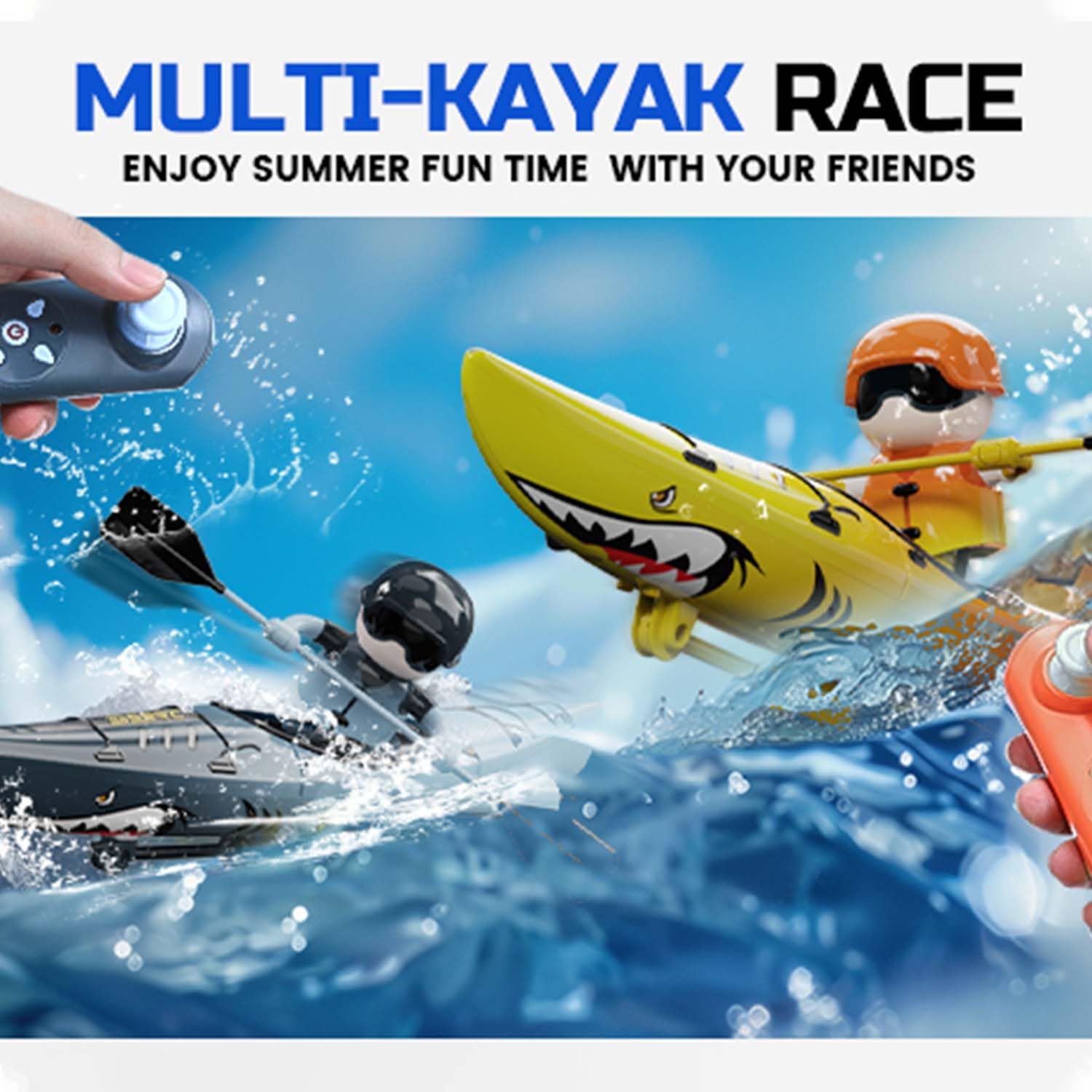 Foto 6 pulgar | Figura Deer Kayak Shark Rc con Control Remoto-Venta Internacional