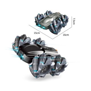Foto 2 | Coche de Acrobacias RC Elf Negro con Control Remoto y por Gestos - Venta Internacional