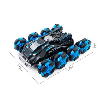 Foto 3 | Control Remoto Rc Car Gesture 8 Ruedas Transformable Azul - Venta Internacional