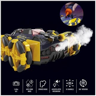Foto 3 | Control Remoto Acrobático Automático de 6 Ruedas que Gira 360° Led Li - Venta Internacional