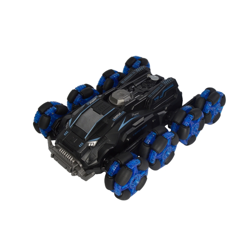 Foto 1 | Carro Control Remoto Gestural 8 Ruedas Transformable Azul - Venta Internacional