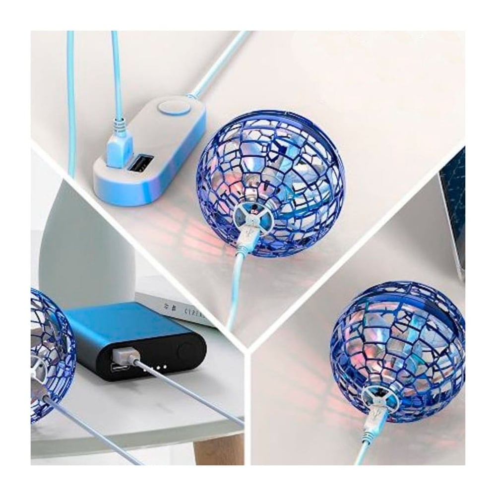 Foto 7 pulgar | Pelota Flying Spinner Recargable Rgb con Mando A Distancia - Venta Internacional