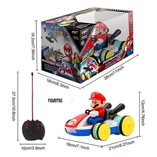 Foto 5 | Carro Radio Control Remoto Carrera Rc Mario Kart 2.4ghz 8 Rc Car Kids Toys Regalo Para Niños/niñas